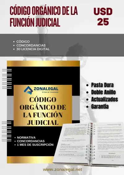 CÓDIGO ORGÁNICO DE LA FUNCIÓN JUDICIAL